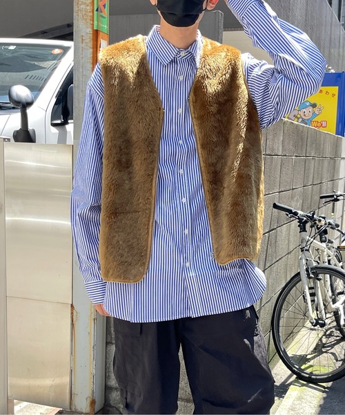 CPCM（シーピーシーエム）の「ジップファーベスト（ベスト・メンズ・ブラウン/カーキ・FREE）」の20枚目の写真