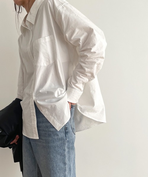 CANAL JEAN(キャナルジーン)の「RED CHOP WORKS(レッドチョップワークス) オックスシャツ(シャツ/ブラウス・レディース・ホワイト・38)」の3枚目の写真