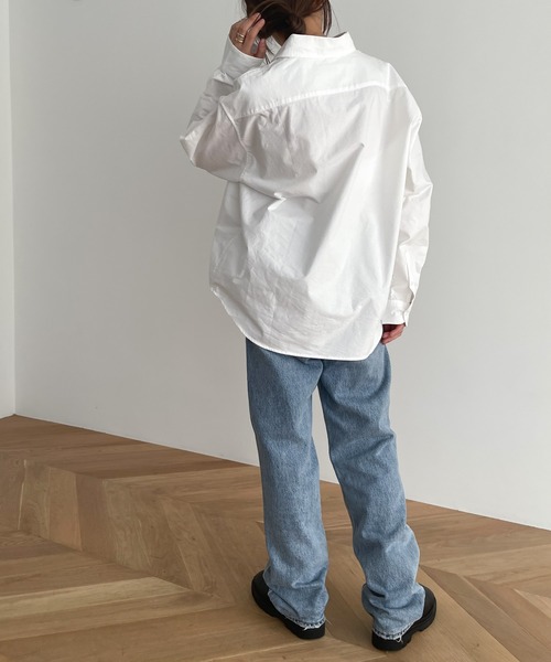 CANAL JEAN(キャナルジーン)の「RED CHOP WORKS(レッドチョップワークス) オックスシャツ(シャツ/ブラウス・レディース・ホワイト・38)」の4枚目の写真