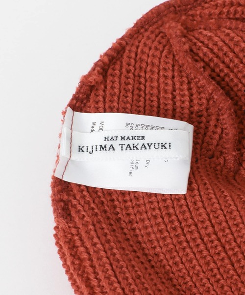 KIJIMA TAKAYUKI（キジマ タカユキ）の「WOOL ACRYLIC DECK CAP