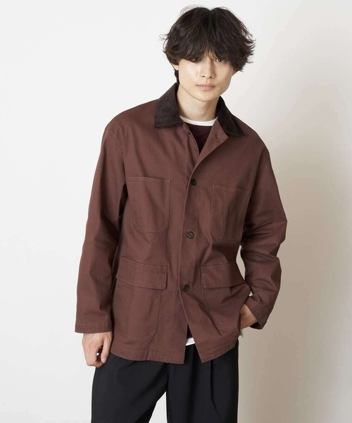 a.v.v(アーヴェヴェ)の「ワイドシルエットカバーオール(カバーオール・メンズ・ブラウン/ブラック・48/46/50)」の9枚目の写真