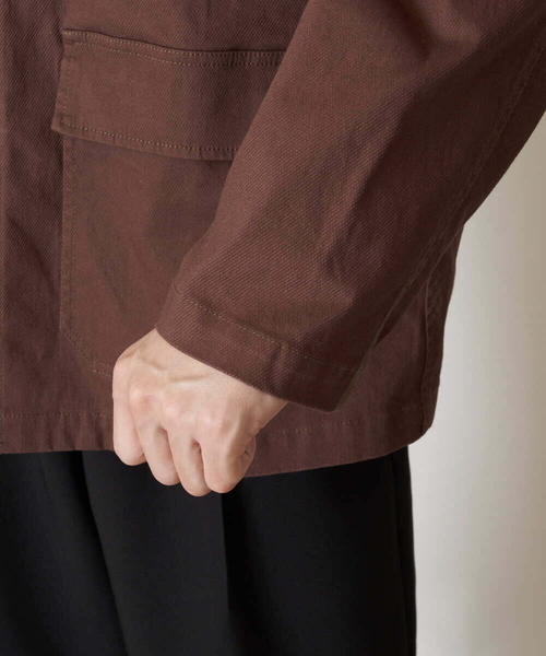 a.v.v(アーヴェヴェ)の「ワイドシルエットカバーオール(カバーオール・メンズ・ブラウン/ブラック・48/46/50)」の14枚目の写真