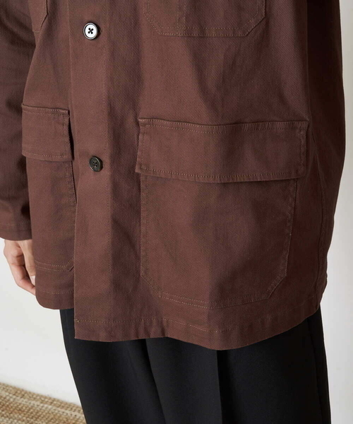 a.v.v(アーヴェヴェ)の「ワイドシルエットカバーオール(カバーオール・メンズ・ブラウン/ブラック・48/46/50)」の16枚目の写真