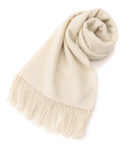 INDIVI（インディヴィ）の「◆【洗える/ウール100%】ストール（ストール/ショール・レディース・オフホワイト/イエロー/ブラック系1/グレー系1/ピンク系6/ブルー系1・00）」の18枚目の写真