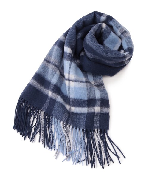 INDIVI（インディヴィ）の「◆【洗える/ウール100%】ストール（ストール/ショール・レディース・オフホワイト/イエロー/ブラック系1/グレー系1/ピンク系6/ブルー系1・00）」の19枚目の写真