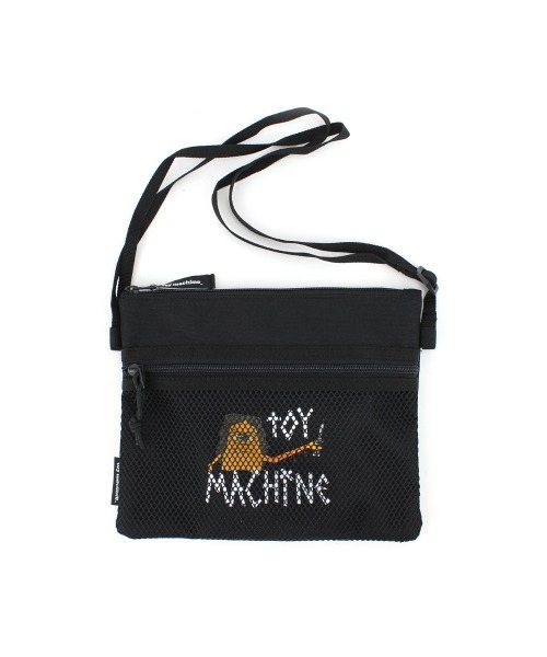 TOY MACHINE(トイ マシーン)の「TOY MACHINE (トイマシーン) サコッシュ メッシュポケット ショルダー付き アクセサリー TM-B023(ショルダーバッグ・レディース・オレンジ/カモフラージュ/ブラック・FREE)」の2枚目の写真