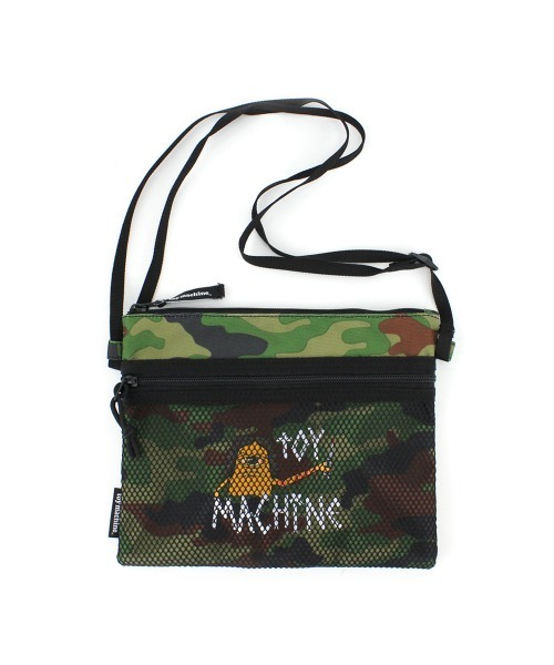 TOY MACHINE(トイ マシーン)の「TOY MACHINE (トイマシーン) サコッシュ メッシュポケット ショルダー付き アクセサリー TM-B023(ショルダーバッグ・レディース・オレンジ/カモフラージュ/ブラック・FREE)」の13枚目の写真
