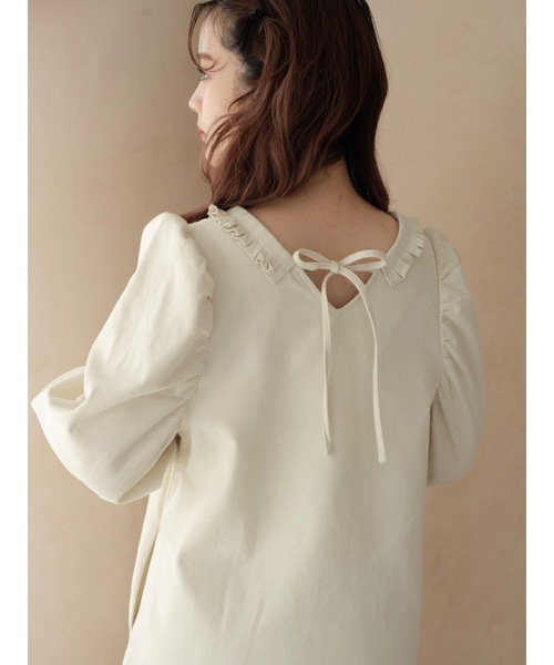 jumelle（ジュメロ）の「【前後2way】２wayチノワンピース（ワンピース・レディース・ネイビー/アイボリー・FREE）」の6枚目の写真