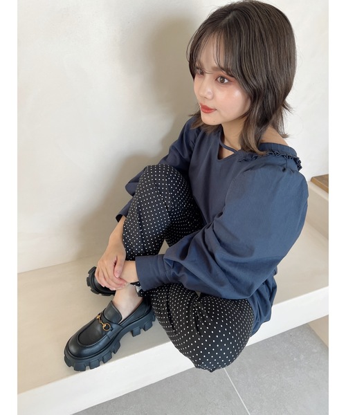 jumelle（ジュメロ）の「【前後2way】２wayチノワンピース（ワンピース・レディース・ネイビー/アイボリー・FREE）」の16枚目の写真