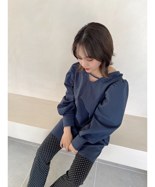 jumelle（ジュメロ）の「【前後2way】２wayチノワンピース（ワンピース・レディース・ネイビー/アイボリー・FREE）」の17枚目の写真