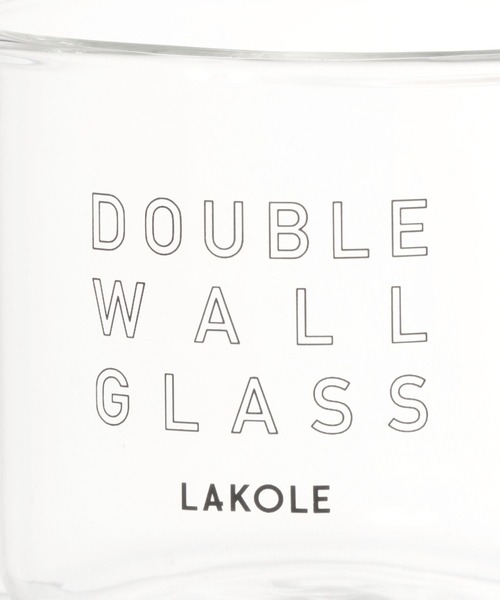 LAKOLE(ラコレ)の「ダブルウォールガラスマグカップ / 157126(グラス/マグカップ/タンブラー・レディース・その他3/グレー・FREE)」の7枚目の写真