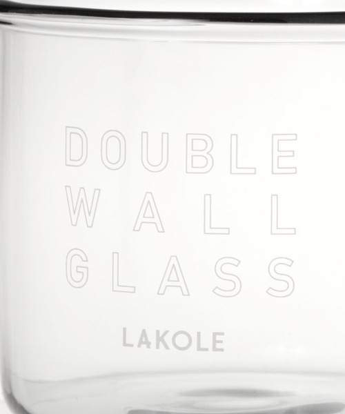 LAKOLE(ラコレ)の「ダブルウォールガラスマグカップ / 157126(グラス/マグカップ/タンブラー・レディース・その他3/グレー・FREE)」の6枚目の写真