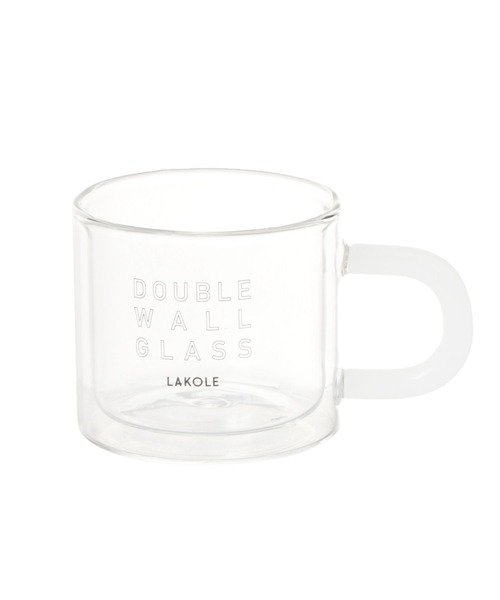 LAKOLE(ラコレ)の「ダブルウォールガラスマグカップ / 157126(グラス/マグカップ/タンブラー・レディース・その他3/グレー・FREE)」の10枚目の写真