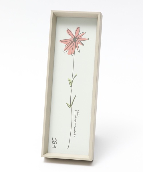 LAKOLE（ラコレ）の「一輪アートフレーム / 163169（フォトフレーム・レディース・ホワイト/サンドグレー/チャコール・FREE）」の5枚目の写真
