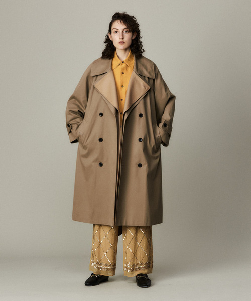 martinique（マルティニーク）の「CURRENTAGE/Trench Coat（トレンチコート・レディース・ベージュ・1）」の2枚目の写真