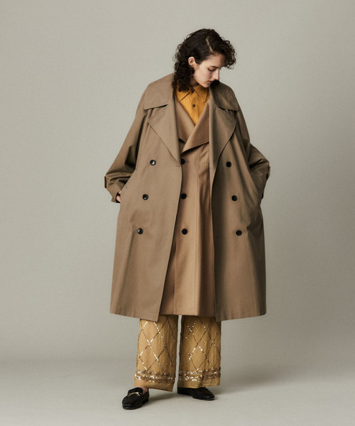 martinique（マルティニーク）の「CURRENTAGE/Trench Coat（トレンチコート・レディース・ベージュ・1）」の5枚目の写真