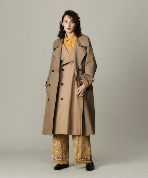 martinique（マルティニーク）の「CURRENTAGE/Trench Coat（トレンチコート・レディース・ベージュ・1）」の6枚目の写真