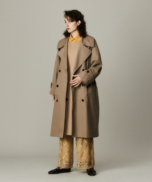 martinique（マルティニーク）の「CURRENTAGE/Trench Coat（トレンチコート・レディース・ベージュ・1）」の7枚目の写真