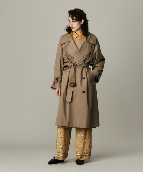 martinique（マルティニーク）の「CURRENTAGE/Trench Coat（トレンチコート・レディース・ベージュ・1）」の8枚目の写真