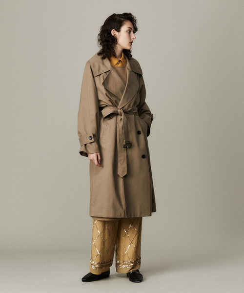 martinique（マルティニーク）の「CURRENTAGE/Trench Coat（トレンチコート・レディース・ベージュ・1）」の9枚目の写真