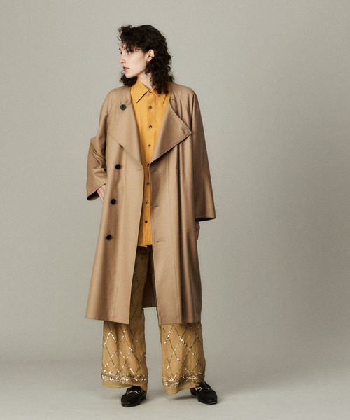 martinique（マルティニーク）の「CURRENTAGE/Trench Coat（トレンチコート・レディース・ベージュ・1）」の12枚目の写真
