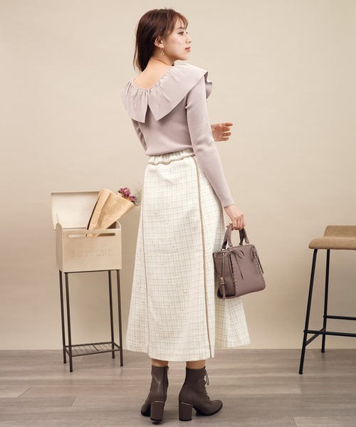 NOELA（ノエラ）の「パイピングツイードスカート（スカート）」 - WEAR