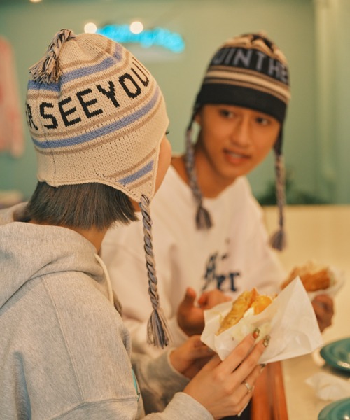 MAGIC NUMBER（マジック ナンバー）の「【MAGIC NUMBER】JAQUARD BEANIE（ニットキャップ/ビーニー・メンズ・ホワイト系/ブラック系・FREE）」の13枚目の写真