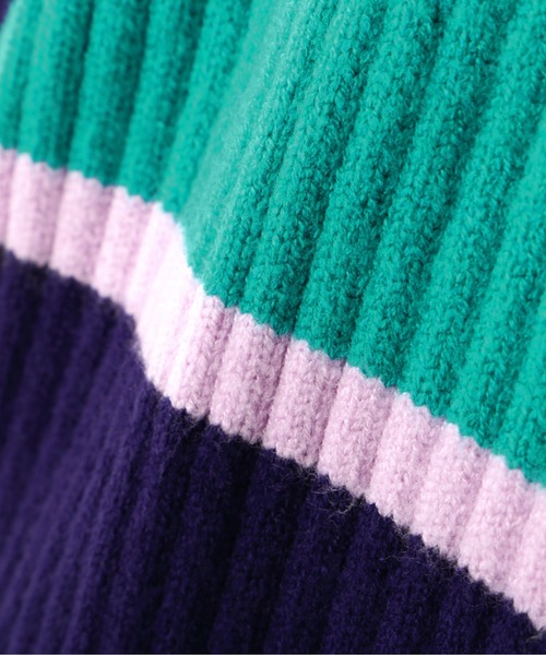 N.（N. Natural Beauty Basic）（エヌエヌナチュラルビューティーベーシック）の「◆前後２ＷＡＹボーダーショートカーディガン（カーディガン/ボレロ・レディース・オレンジ/ネイビー・MEDIUM）」の14枚目の写真