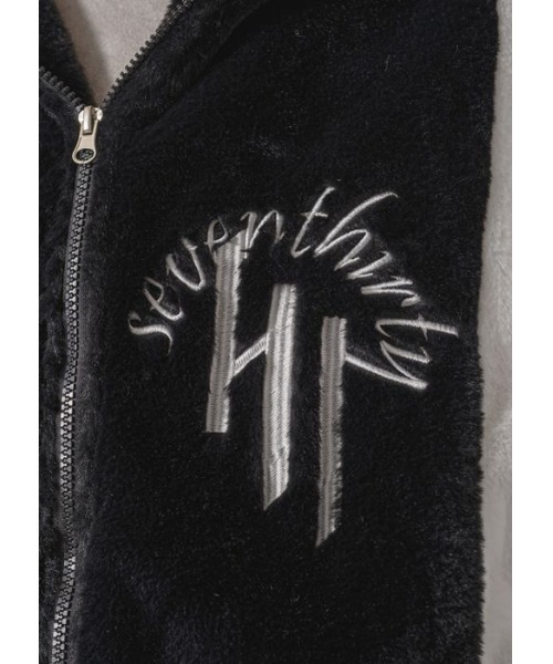 RE730(アールイーセブンサーティー)の「RE730 ふわふわもこもこのかわいいファーブルゾン(ブルゾン・メンズ・ブラック/ベージュ/サックスブルー/ピンク・MEDIUM/LARGE/X-LARGE)」の14枚目の写真