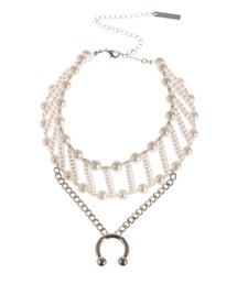 PAMEO POSE | FAB Pearl Choker Metal(ネックレス)