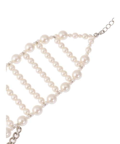 PAMEO POSE（パメオポーズ）の「FAB Pearl Choker Metal（ネックレス・レディース・シルバー・FREE）」の2枚目の写真