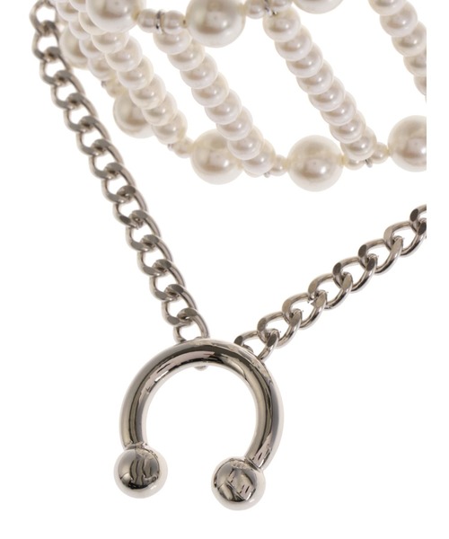 PAMEO POSE（パメオポーズ）の「FAB Pearl Choker Metal（ネックレス・レディース・シルバー・FREE）」の11枚目の写真