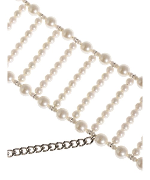 PAMEO POSE（パメオポーズ）の「FAB Pearl Choker Metal（ネックレス・レディース・シルバー・FREE）」の12枚目の写真