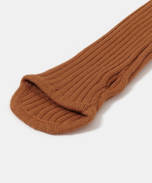 LAATO（ラート）の「ARM WARMERS（手袋・レディース・オフホワイト/ブラウン/チャコールグレー・FREE）」の5枚目の写真