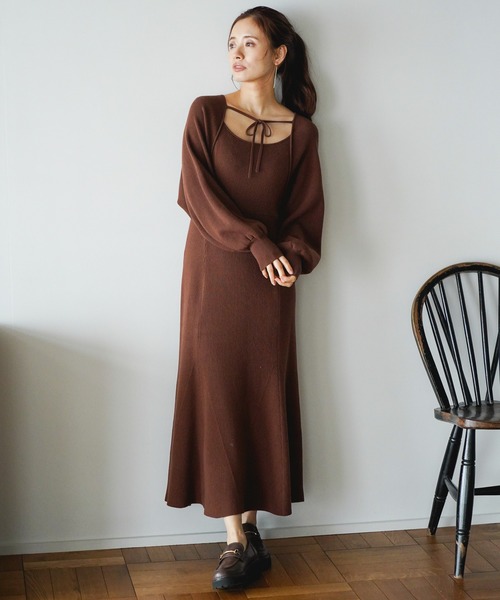 mysty woman（ミスティウーマン）の「ボレロドッキングニット