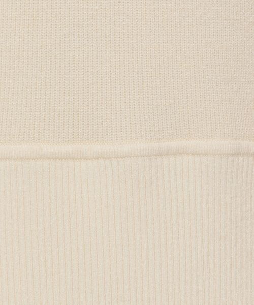 mysty woman（ミスティウーマン）の「ボレロドッキングニットワンピース 178444（ワンピース・レディース・ブラウン/ブラック/アイボリー・FREE）」の8枚目の写真