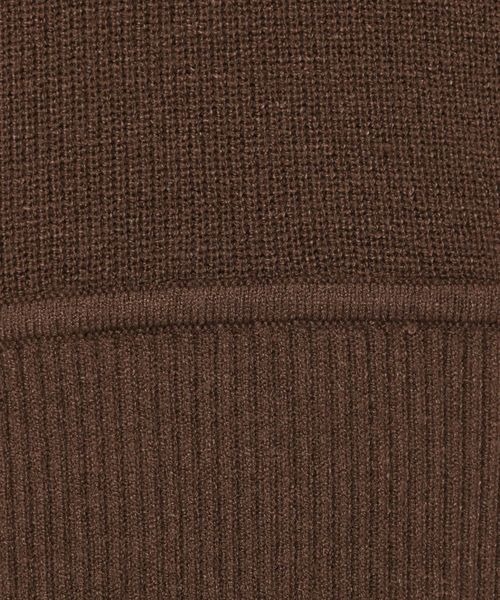 mysty woman（ミスティウーマン）の「ボレロドッキングニットワンピース 178444（ワンピース・レディース・ブラウン/ブラック/アイボリー・FREE）」の18枚目の写真