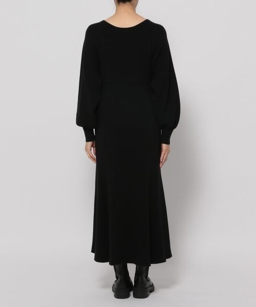 mysty woman（ミスティウーマン）の「ボレロドッキングニットワンピース 178444（ワンピース・レディース・ブラウン/ブラック/アイボリー・FREE）」の11枚目の写真