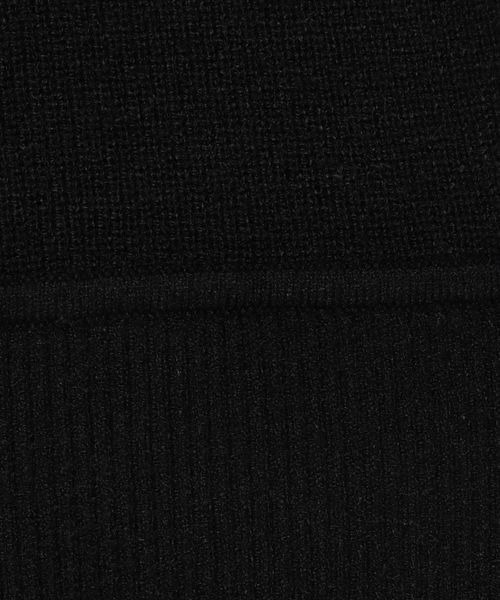 mysty woman（ミスティウーマン）の「ボレロドッキングニットワンピース 178444（ワンピース・レディース・ブラウン/ブラック/アイボリー・FREE）」の6枚目の写真