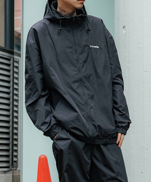 Subciety（サブサエティ）の「NYLON JKT（ナイロンジャケット・メンズ・カーキ/ブラック/グレー・LARGE/X-LARGE/MEDIUM/XX-LARGE/SMALL）」の9枚目の写真