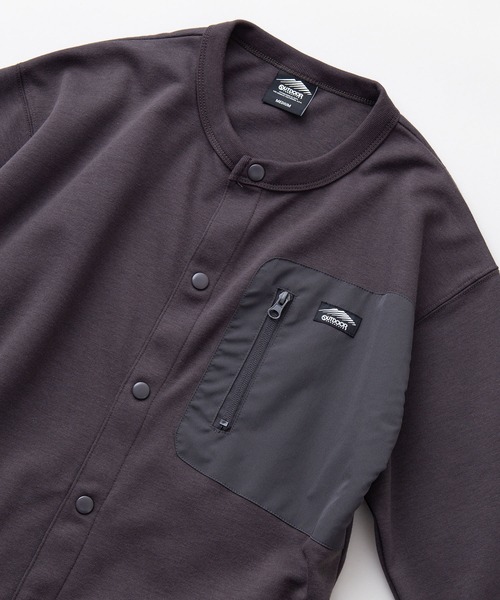 OUTDOOR PRODUCTS(アウトドアプロダクツ)の「【OUTDOOR PRODUCTS/アウトドアプロダクツ】防シワ UVカット ビッグシルエット ポンチビッグポケット カーディガン(カーディガン/ボレロ・メンズ・ブラック/カーキ/チャコールグレー・MEDIUM/LARGE/X-LARGE)」の3枚目の写真