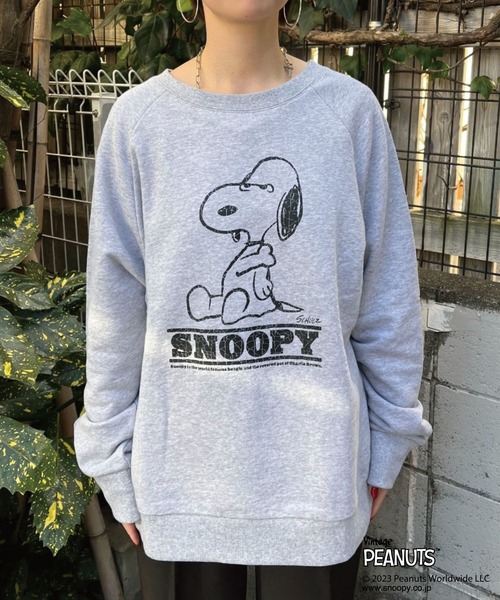 セール】【PEANUTS/ピーナッツ】スヌーピープリントビッグ