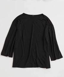 WILD LIFE TAILOR Adam et Rope' | 【WILD LIFE TAILOR】リネン 天竺 バスク 9分袖 シャツ(Tシャツ/カットソー)