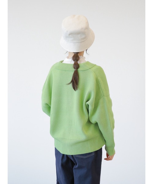 ehka sopo（エヘカソポ）の「襟付カーディガン（カーディガン/ボレロ・レディース・ブラック/グリーン/ベージュ/オフホワイト・ﾌﾘ-）」の16枚目の写真