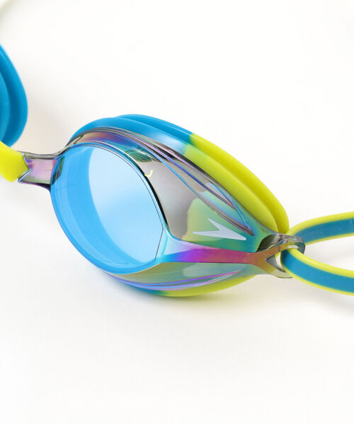 こども ビームス（コドモビームス）の「Speedo / ヴェンジェンスミラー ジュニア ゴーグル 23（スイムグッズ・キッズ・ライトブルー/オレンジ・ONE SIZE）」の7枚目の写真