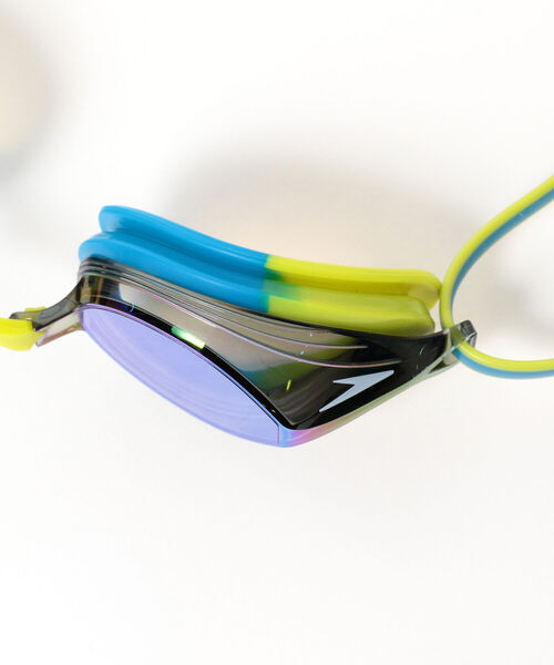 こども ビームス（コドモビームス）の「Speedo / ヴェンジェンスミラー ジュニア ゴーグル 23（スイムグッズ・キッズ・ライトブルー/オレンジ・ONE SIZE）」の6枚目の写真