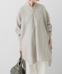 かぐれ | リネンチュニックシャツ(シャツ/ブラウス)