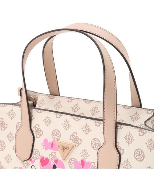 Guess（ゲス）の「GUESS X BRANDALISED(R) WITH GRAFFITI BY BANKSY 2 Compartment Tote（トートバッグ・レディース・クリーム・ONE SIZE）」の8枚目の写真