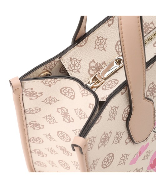 Guess（ゲス）の「GUESS X BRANDALISED(R) WITH GRAFFITI BY BANKSY 2 Compartment Tote（トートバッグ・レディース・クリーム・ONE SIZE）」の12枚目の写真