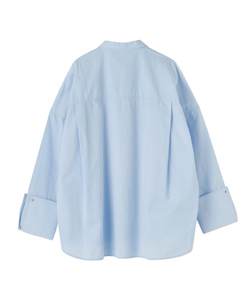 Maisones.(メゾネス)の「Over cuff Shirt | オーバーカフシャツ(シャツ/ブラウス・レディース・オフホワイト/ライトブルー・FREE)」の17枚目の写真